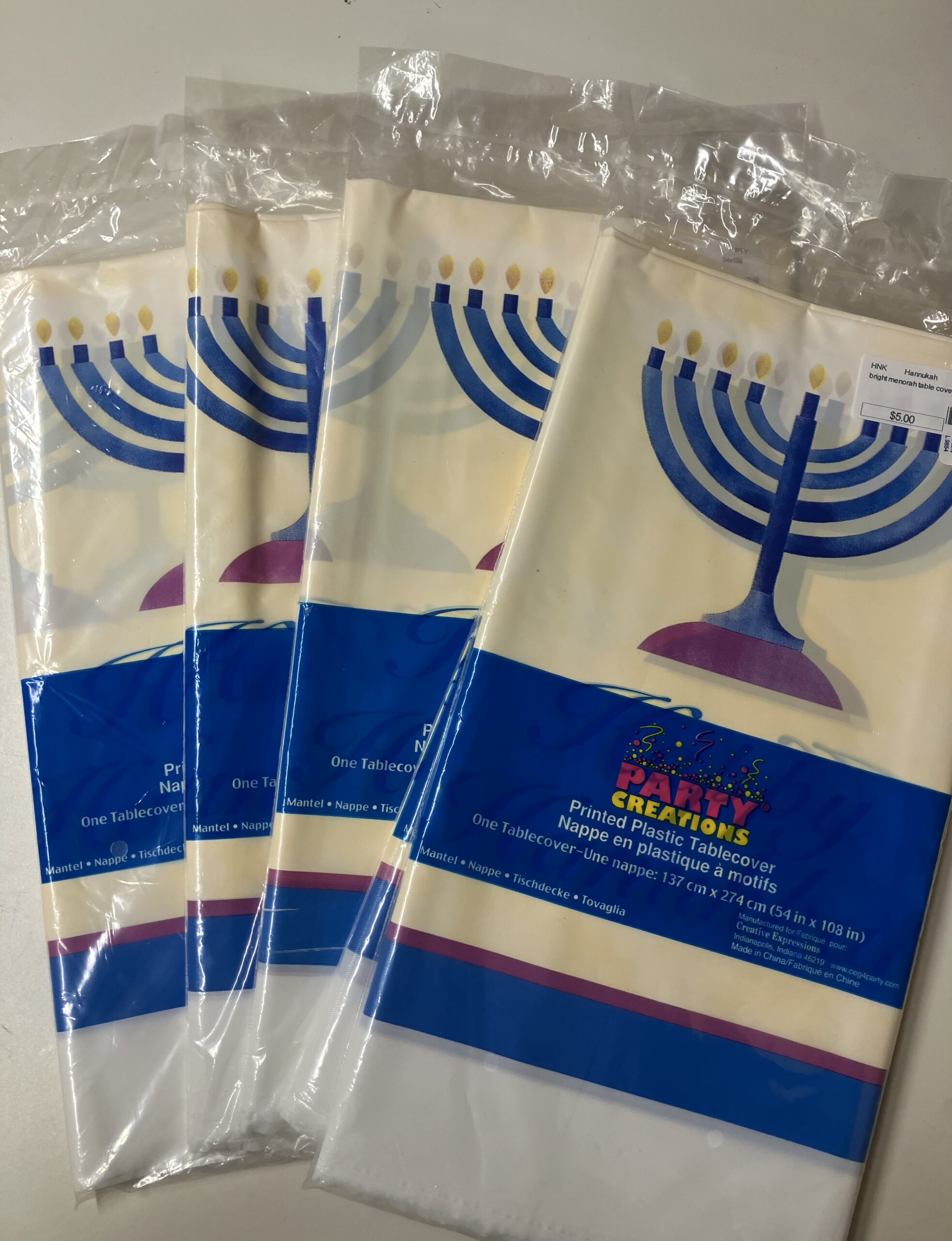 Chanukah tablecloths
