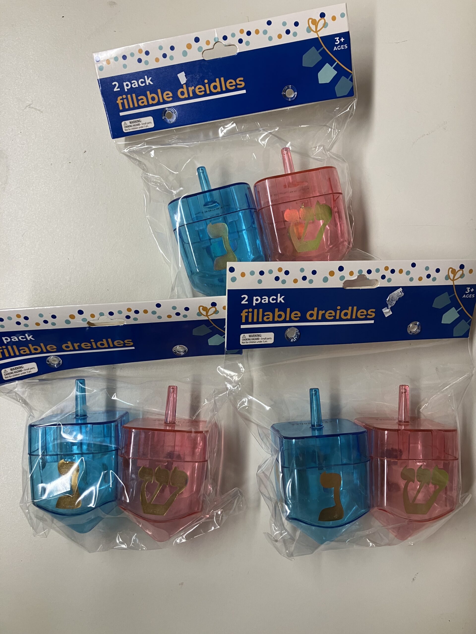 Chanukah Fillable Dreidels