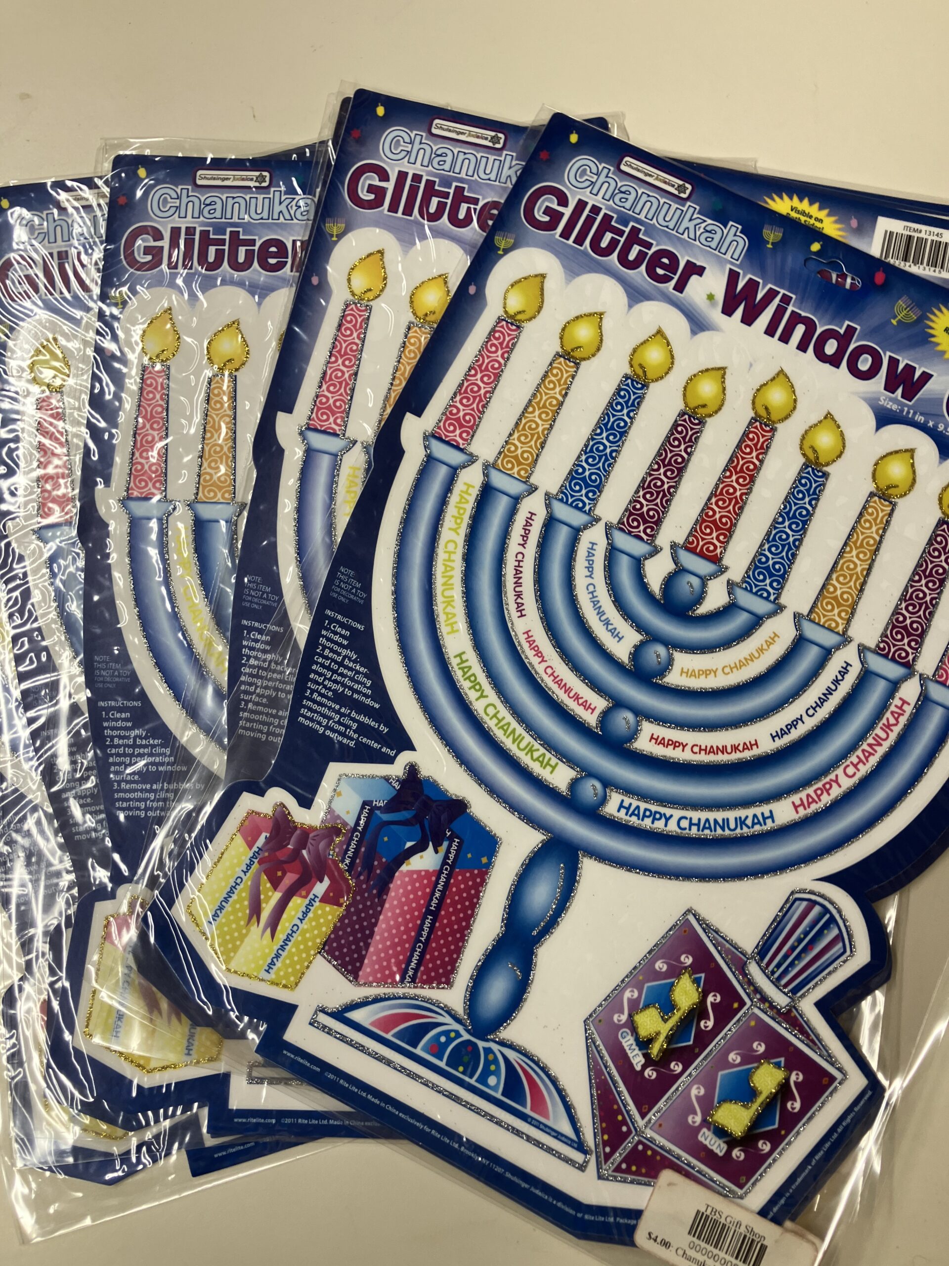 Chanukah Window Decorations